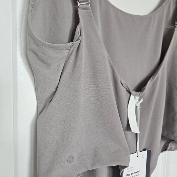 NWT Wundermost Nulu Mesh Scoop-Back Sleeveless Thong Bodysuit Mauve Grey XL - Picture 16 of 16